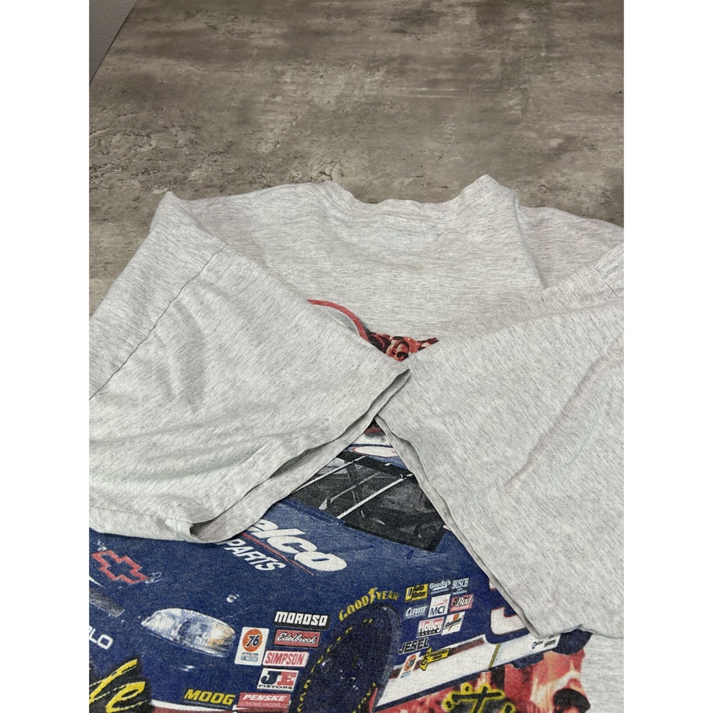 Vintage Dale Earnhardt Jr #3 Nascar The Crowd Pleaser T-Shirt Size 2XL Gray
