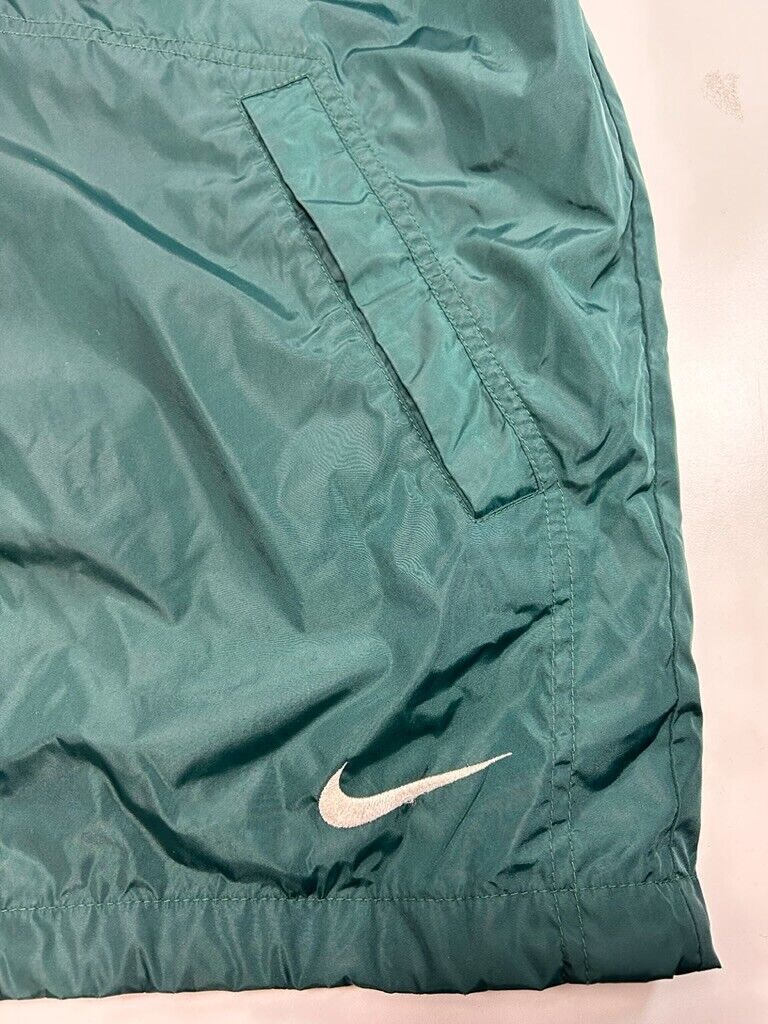 Vintage 90s Nike Embroidered Swoosh Collared Windbreaker Jacket Size XL