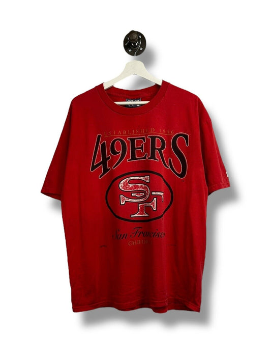 Vintage 1995 San Fransisco 49ers Football NFL Big Graphic Lee T-Shirt Size XL