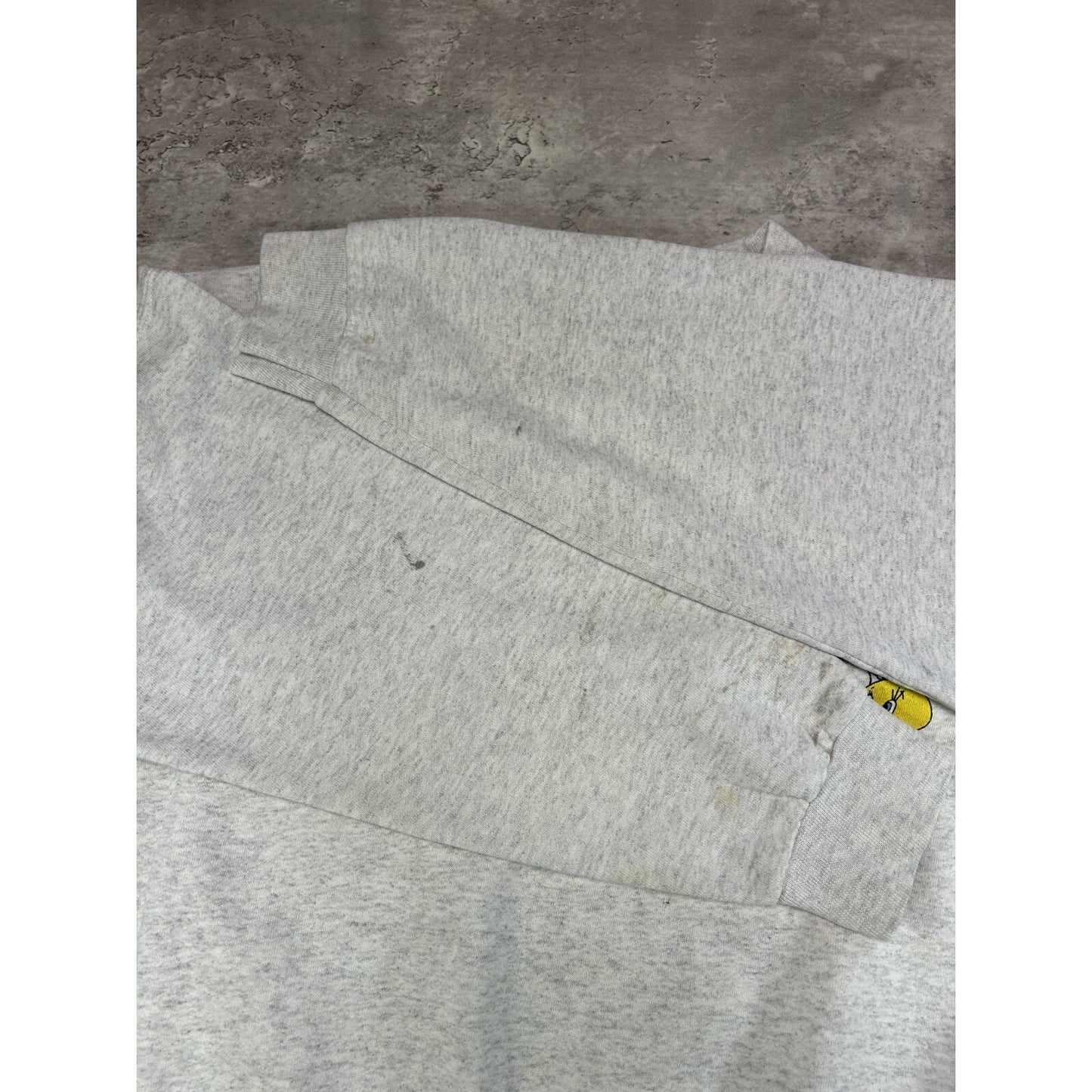 Vintage 1995 Looney Tunes Cartoon Promo Spellout Graphic Sweatshirt Size XL