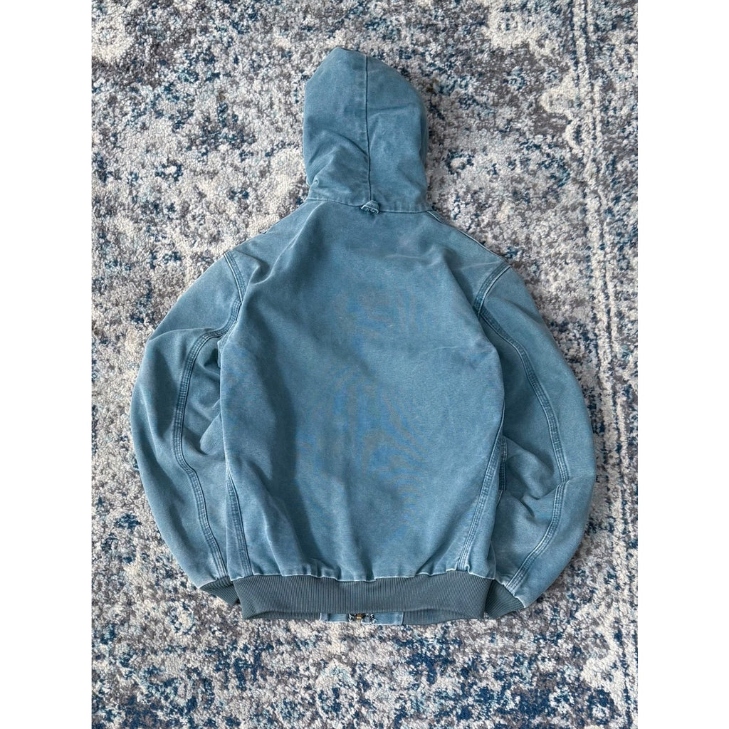 Vintage Womens Carhartt Quilted Lined Canvas Active Jacket Size Small