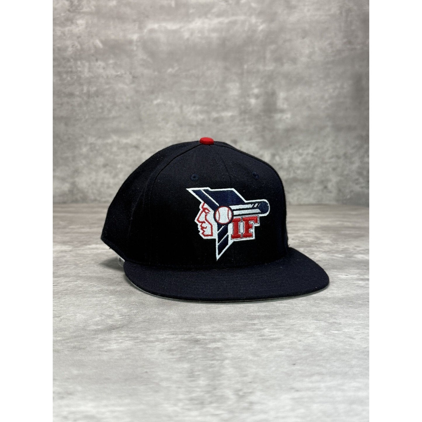 Vintage Idaho Falls Braves Pioneer League Embroidered Baseball Fitted Hat OSFA
