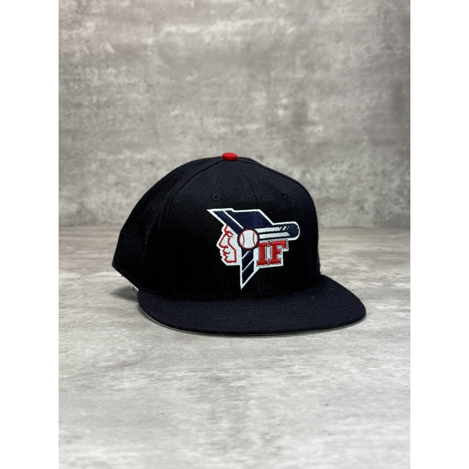 Vintage Idaho Falls Braves Pioneer League Embroidered Baseball Fitted Hat OSFA