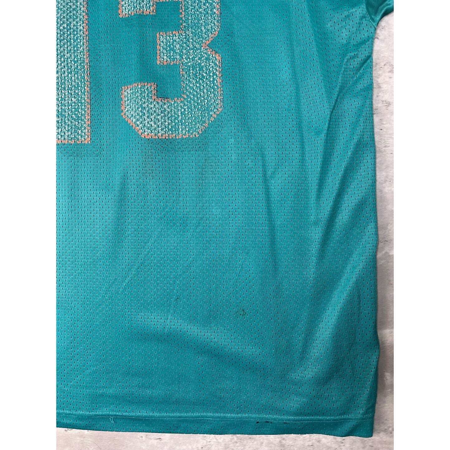 Vintage 90s Dan Marino #13 Miami Dolphins NFL Champion Football Jersey Size XL