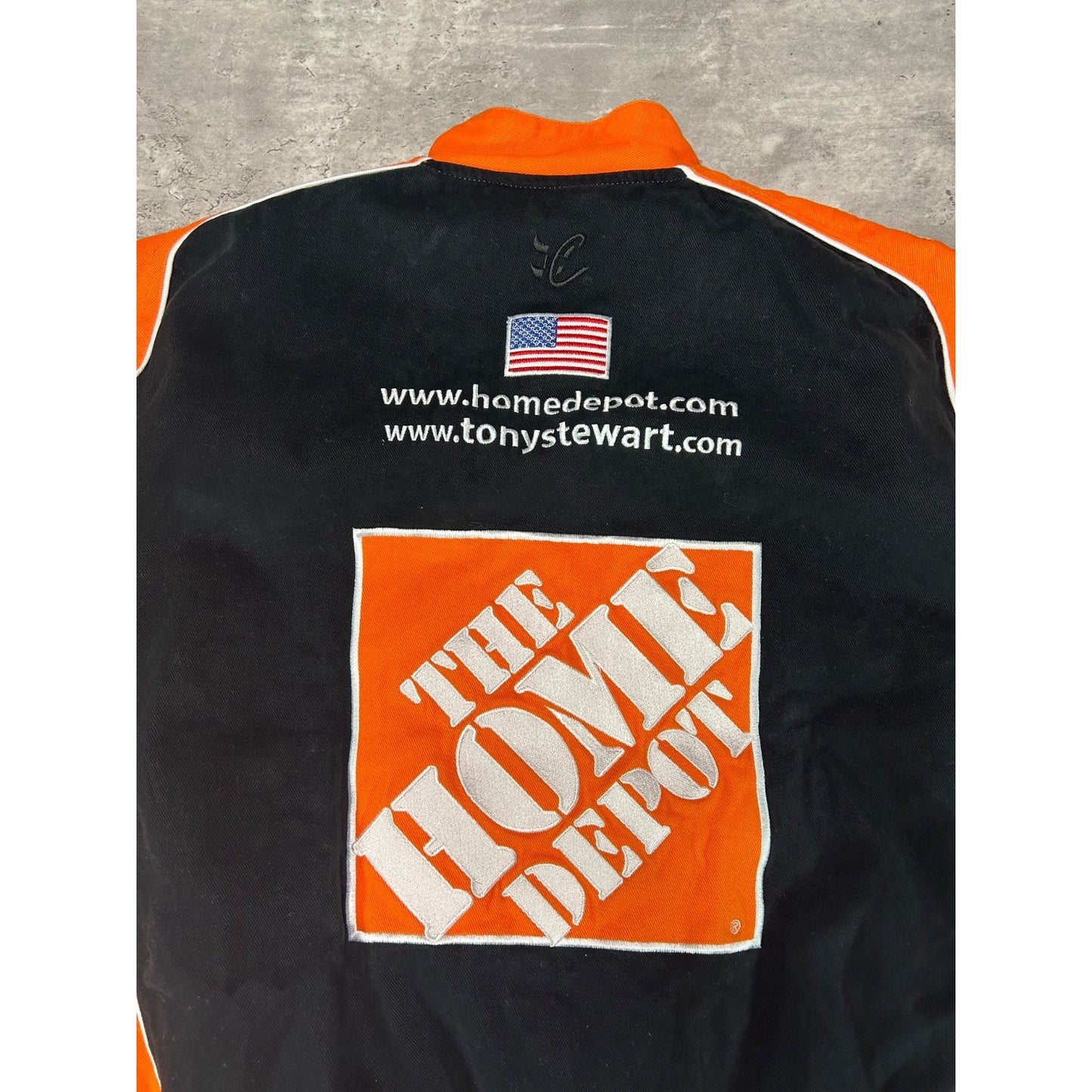 Vintage Tony Stewart #20 Home Depot Nascar Racing Jacket Size 2XL