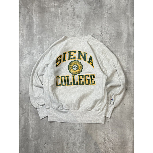 Vintage 90s Siena College NCAA Champion Reverse Weave Sweatshirt Size Large