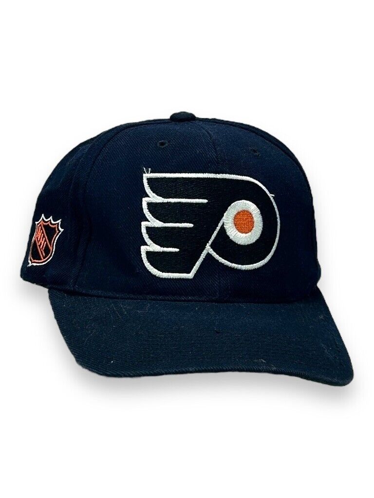 VTG 90s Philadelphia Flyers NHL Sports Specialties Plain Logo Snapback Hat OSFA