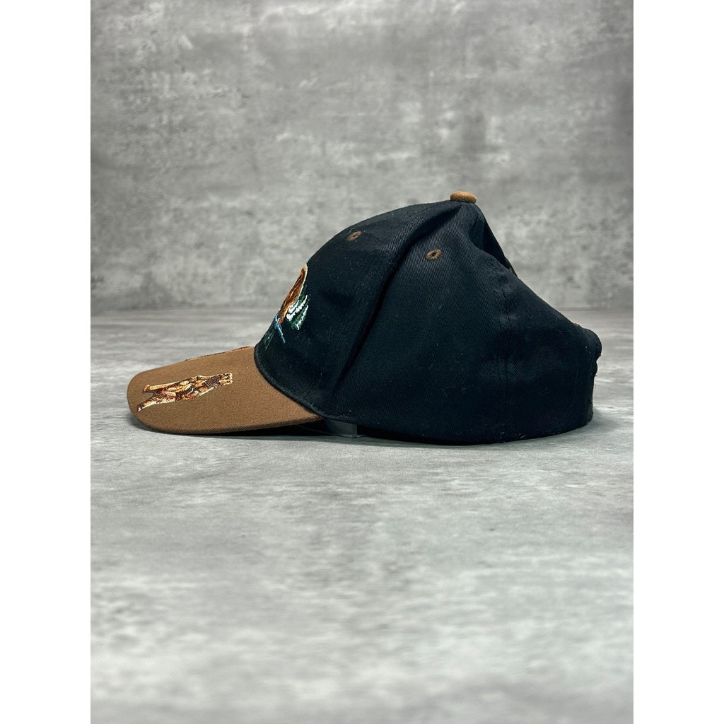 Vintage 90s Alaska Embroidered Bear Graphic Destination Strapback Hat OSFA