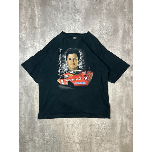 Kasey Kahne #9 Nascar Budweiser Portrait Graphic T-Shirt Size 2XL Black