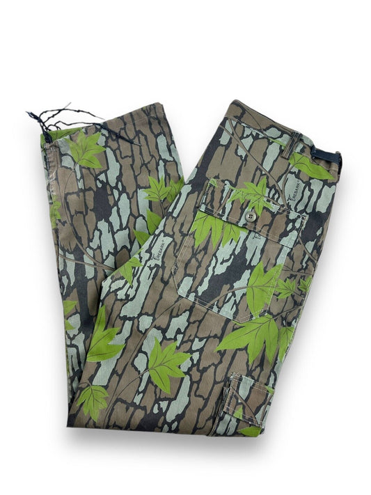 Vintage 90s Tree Bark Camo Hunting Style Cargo Pants Size Large