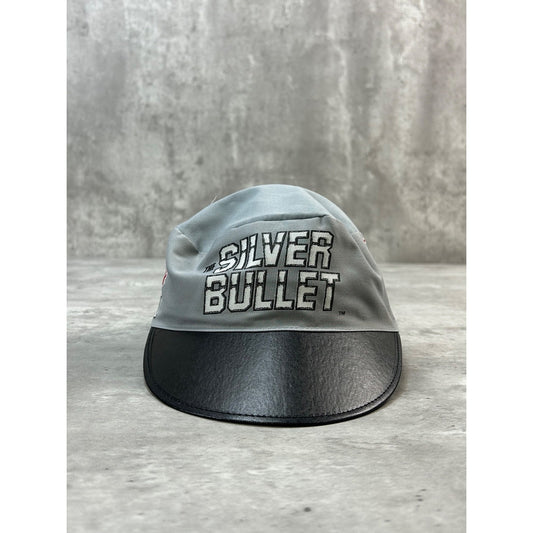 Vintage Coors Light Silver Bullet Graphic Spellout Beer Promo Hat OSFA