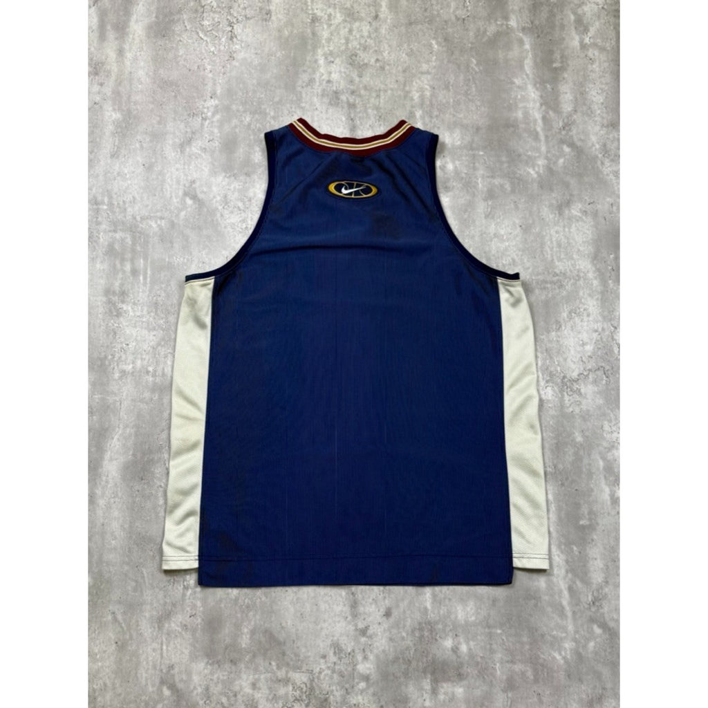 Vintage Y2K Nike Embroidered Spellout Basketball Jersey Size XL