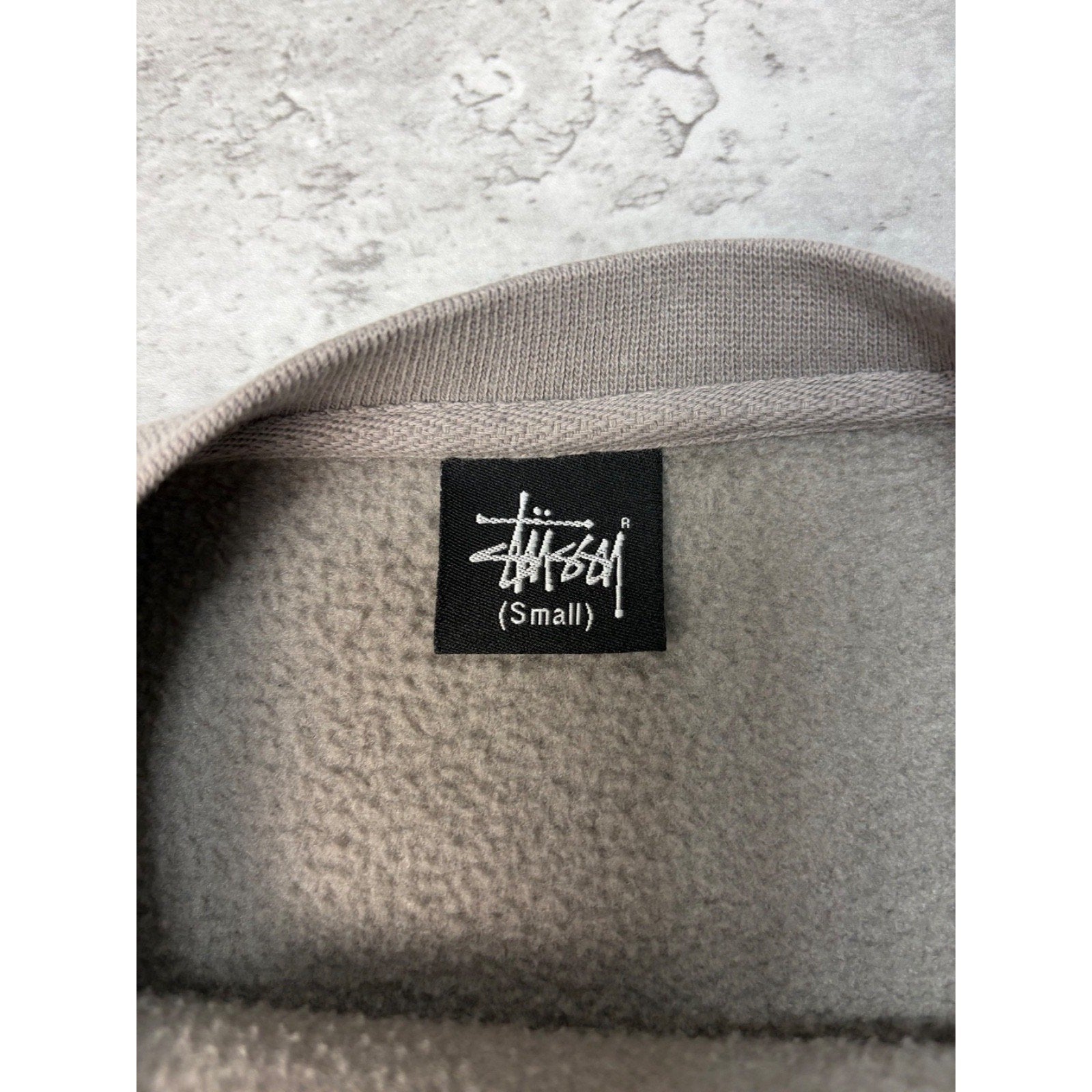 Vintage Stussy 3M Double S Graphic Logo Earth Tone Sweatshirt Size Small