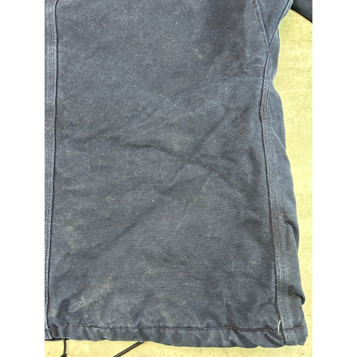 Vintage Carhartt Quilted Lined Canvas Workwear Arctic Jacket Size XL Tall Blue