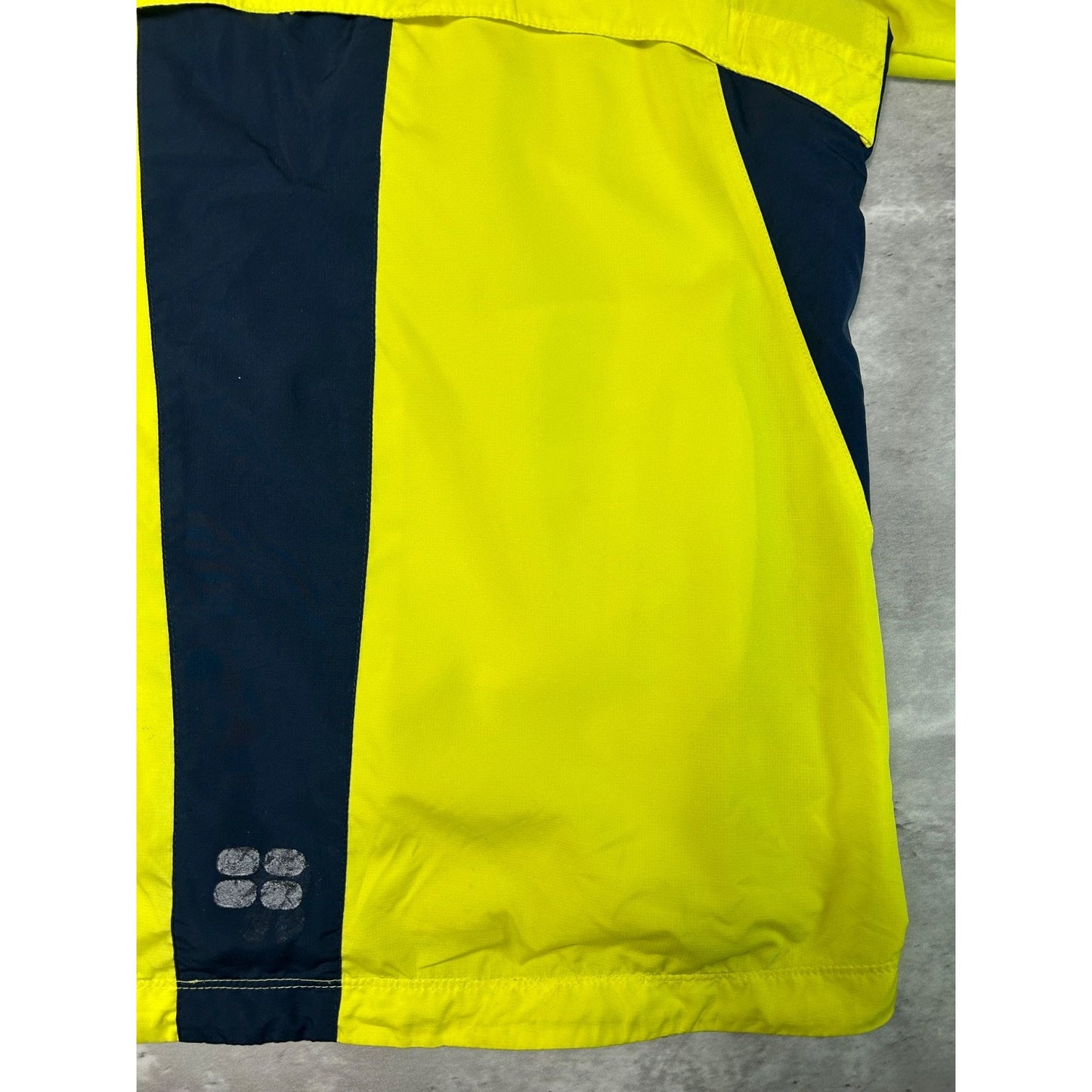 Vintage 2000s Nike Embroidered Swoosh Two Tone Windbreaker Jacket Medium YOUTH