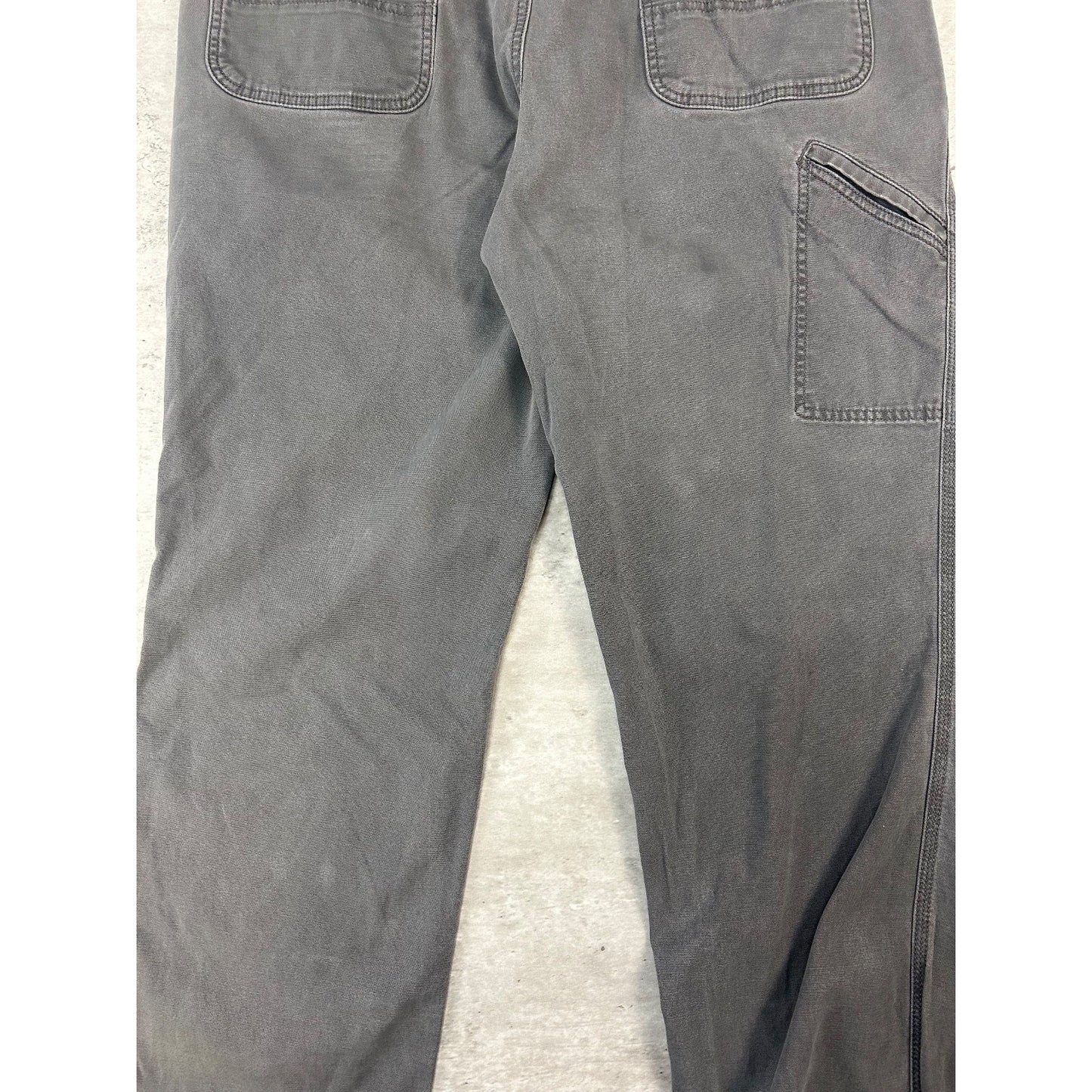 Carhartt Relaxed Fit Canvas Workwear Five Pocket Pants Size 39 Gray