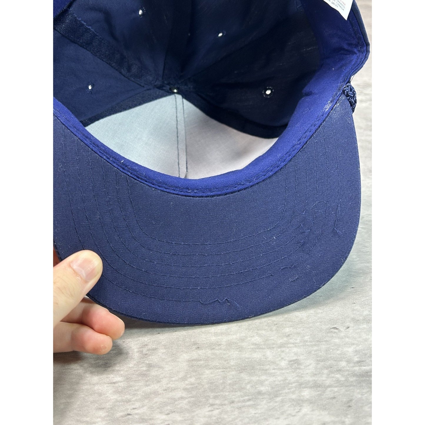 Vintage 1999 Teamsters Quebec Graphic Spellout Logo Snapback Hat OSFA