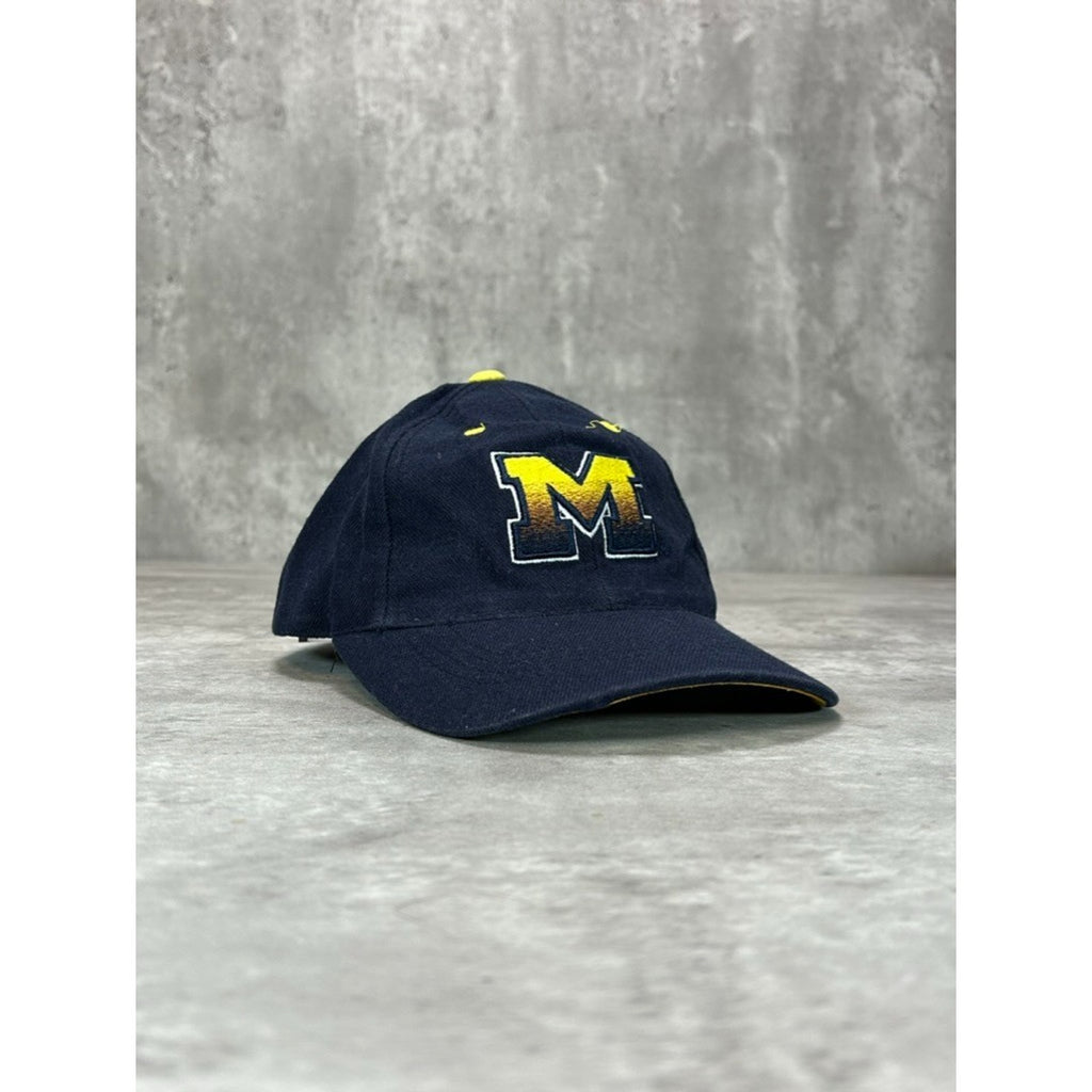 Vintage Michigan Wolverines NCAA Embroidered Logo Strapback Hat OSFA