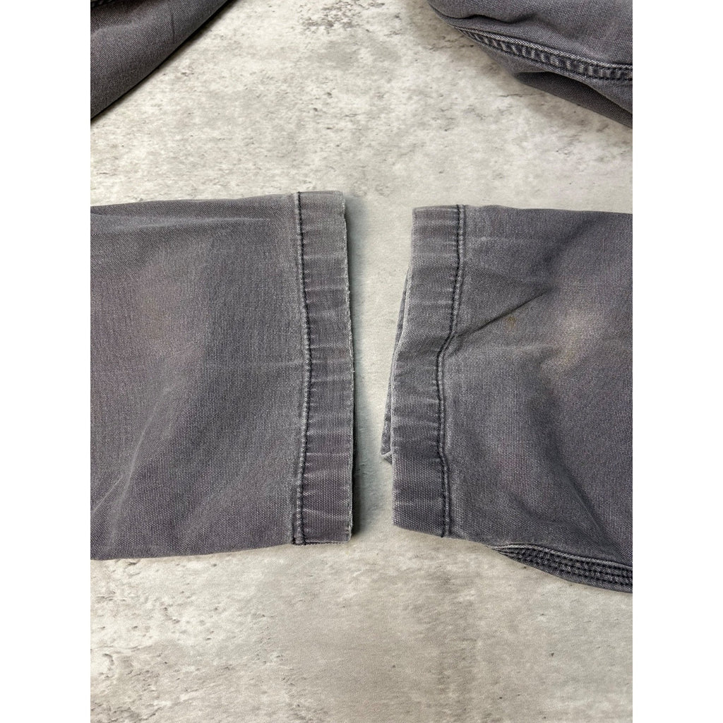 Carhartt Relaxed Fit Canvas Workwear Grey Cargo Pants Size 35
