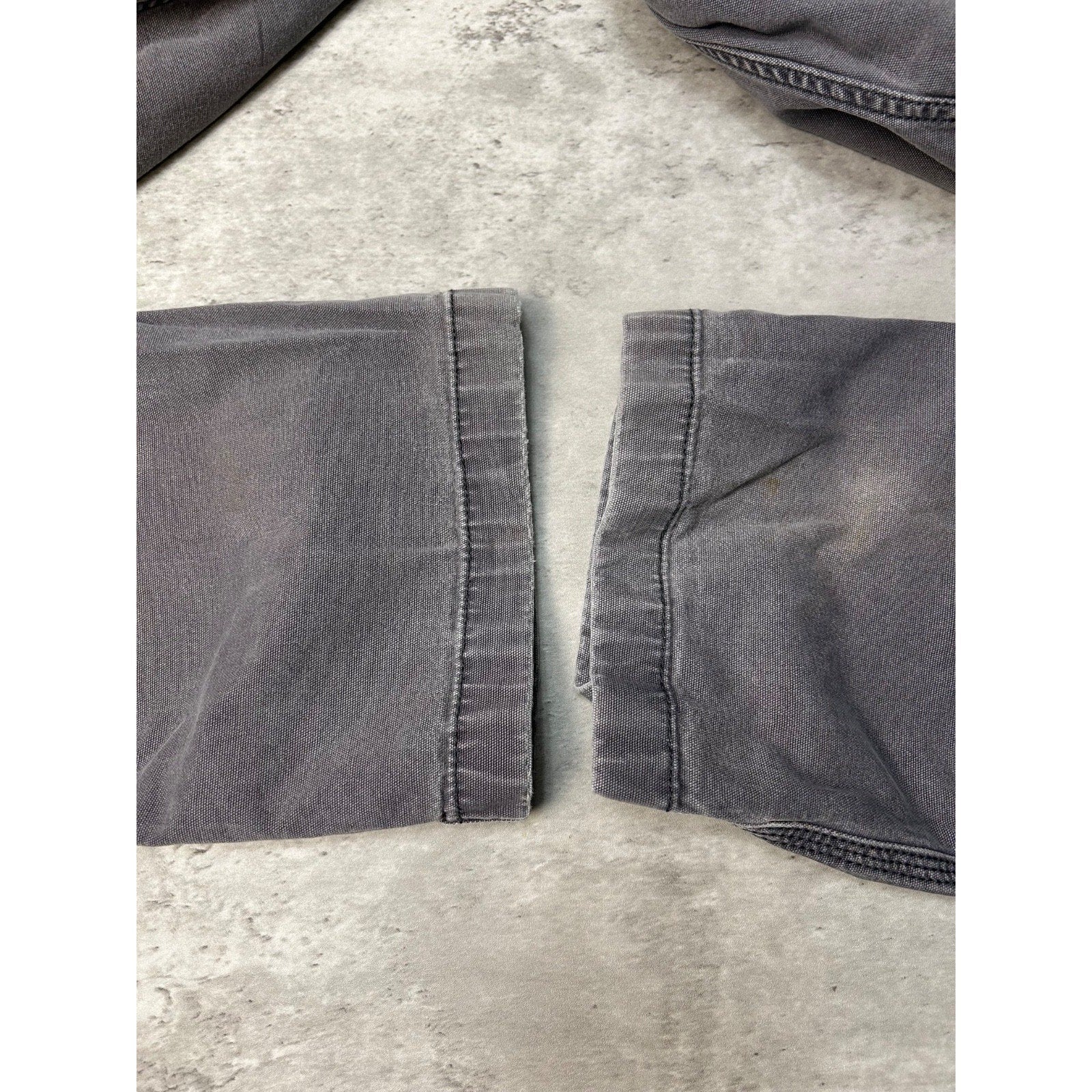 Carhartt Relaxed Fit Canvas Workwear Grey Cargo Pants Size 35