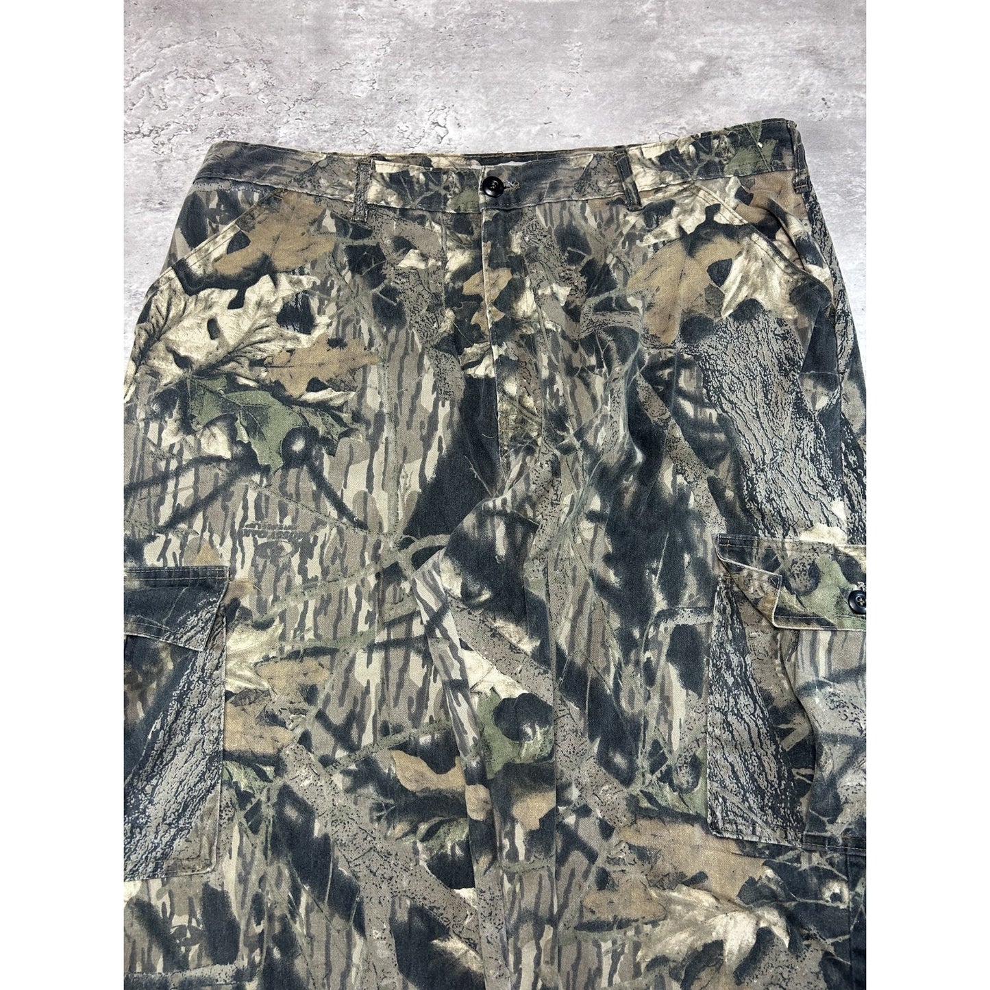 Vintage Mossy Oak Break Up Tree Camo Hunting Cargo Pants Size 42