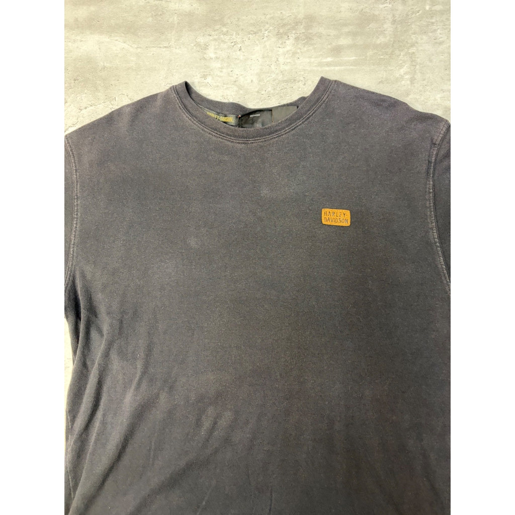 Vintage Harley Davidson Live To Ride Flame Sleeve Graphic T-Shirt Size Large