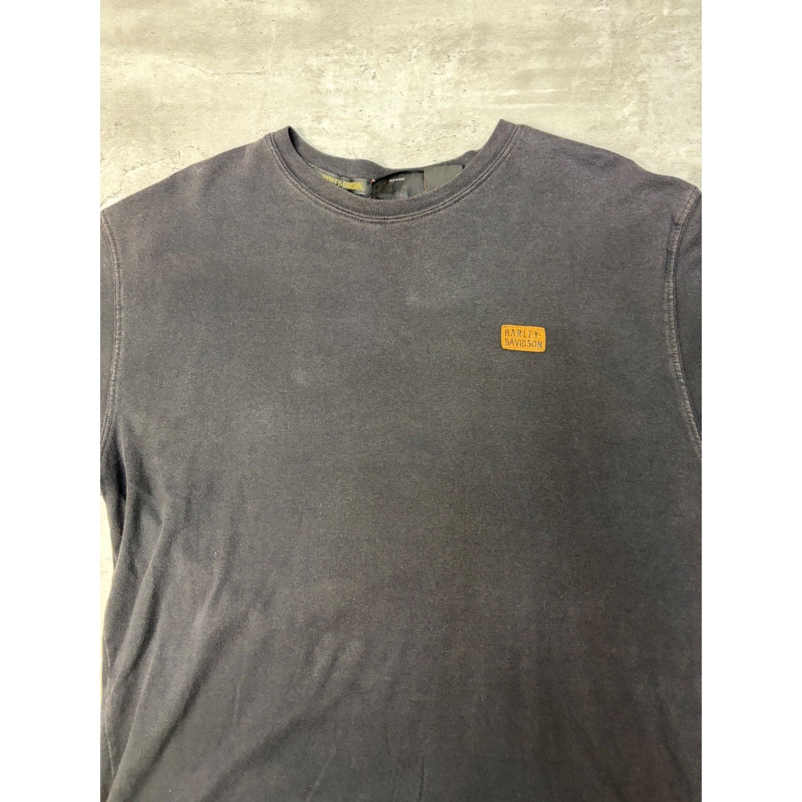Vintage Harley Davidson Live To Ride Flame Sleeve Graphic T-Shirt Size Large