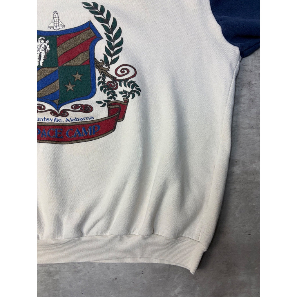 Vintage 80s/90s Alabama Space Camp Graphic Crest Sweatshirt Size XL
