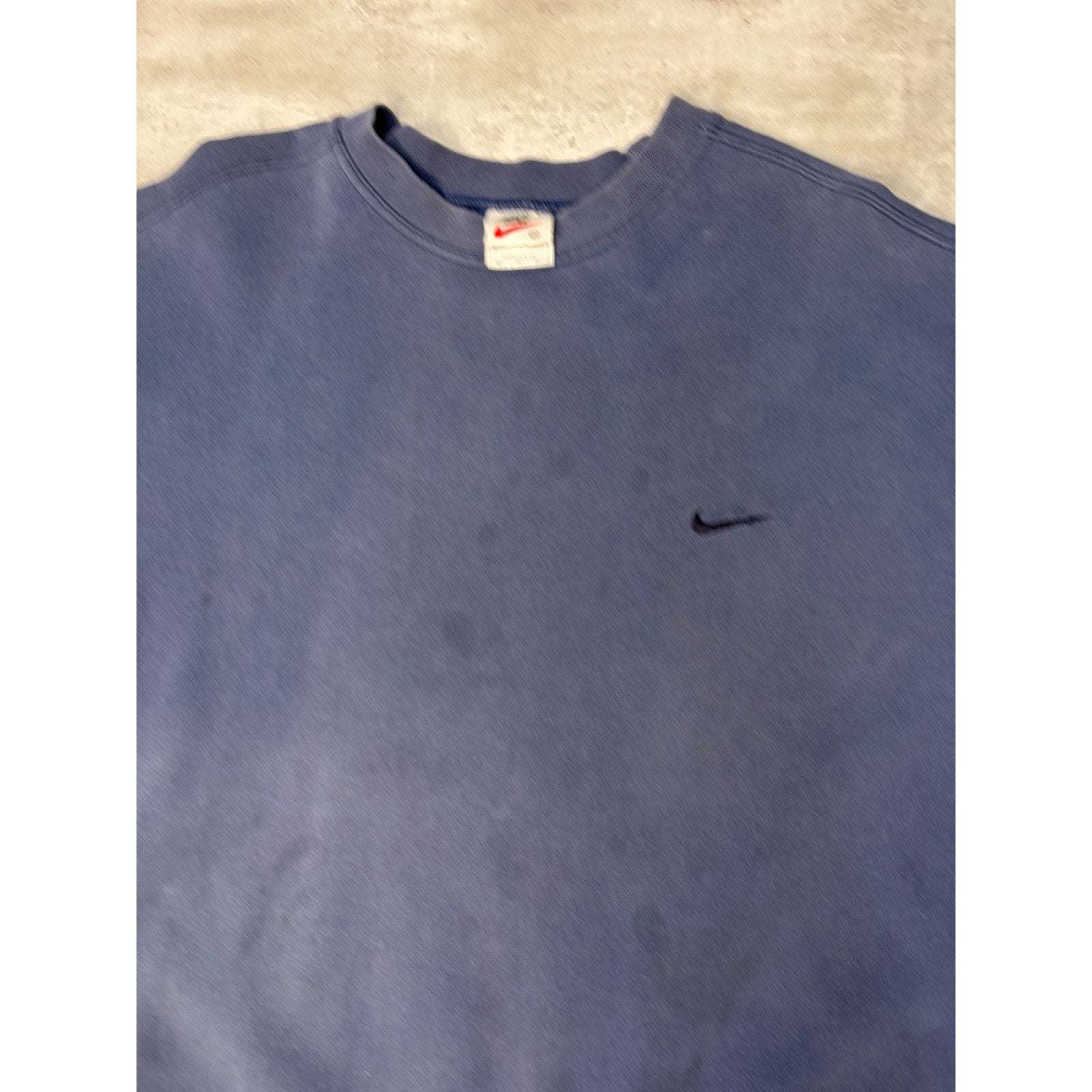 Vintage Nike Tonal Embroidered Mini Swoosh Sweatshirt Size 2XL