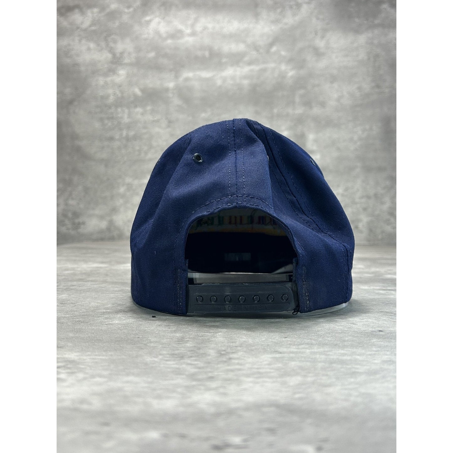 Vintage 80s/90s Vietnam Veteran Embroidered Patch Snapback Hat OSFA