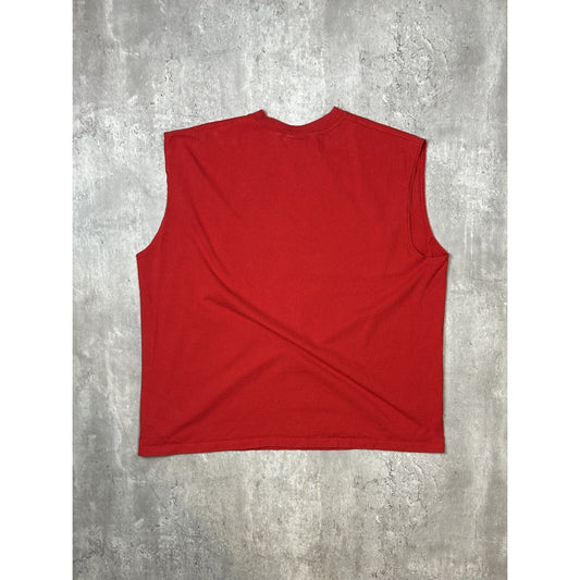 Vintage Kasey Kahne #9 Nascar Portrait Graphic Sleeveless T-Shirt Size XL Red