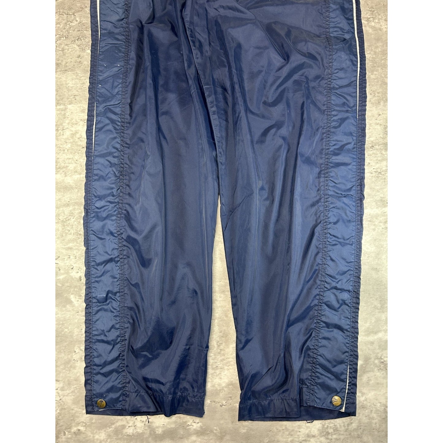 Vintage 90s Nike Embroidered Swoosh Nylon Track Pants Size XL