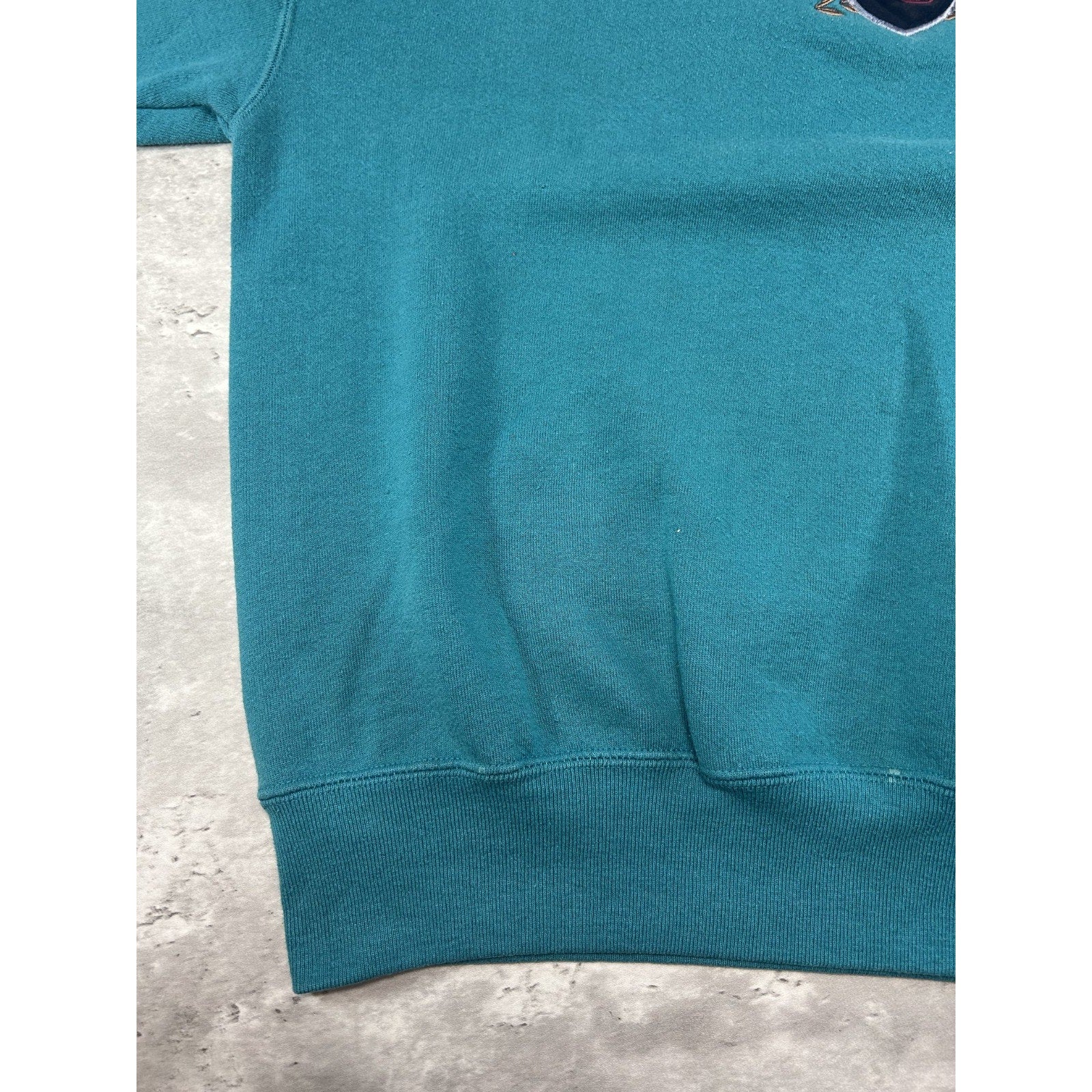 Vintage 90s Slippery Rock University NCAA Embroidered Spellout Sweatshirt Sz Med