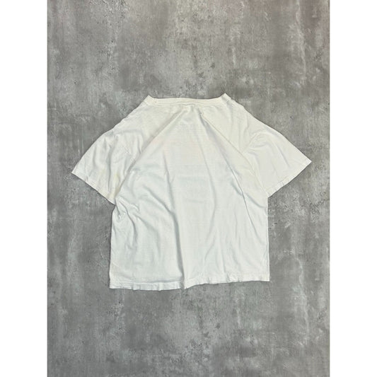 Vintage 90s I May Be Fat But You're Ugly Comedy Slogan Graphic T-Shirt Size XL