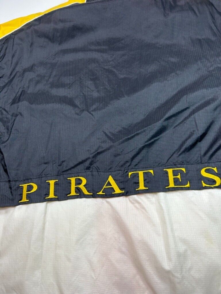 Vintage 90s Pittsburgh Pirates MLB Starter Nylon Windbreaker Jacket Size XL