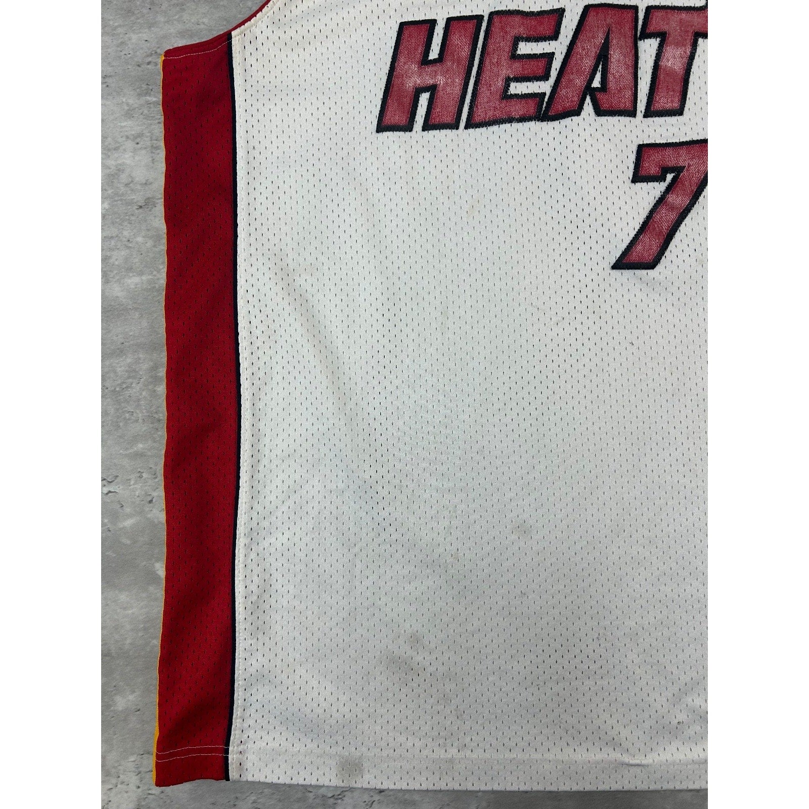 Vintage Lamar Odom #7 Miami Heat NBA Nike Basketball Jersey Size XL