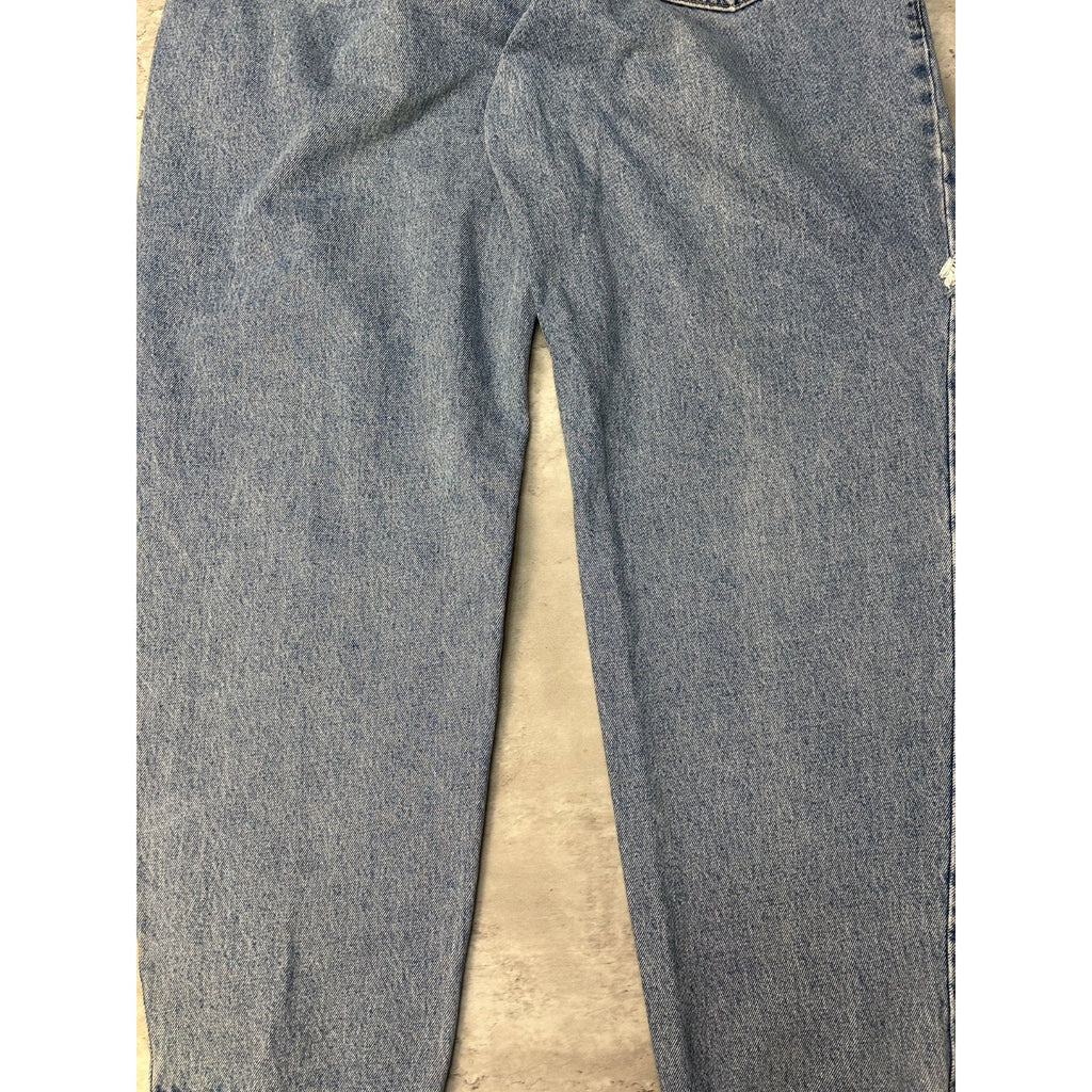 Vintage 90s Guess Jeans Medium Wash Baggy Fit Denim Pants Size 35