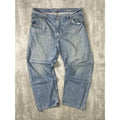 Vintage Levis Silvertab Baggy Fit Light Wash Distressed Denim Pants Size 41