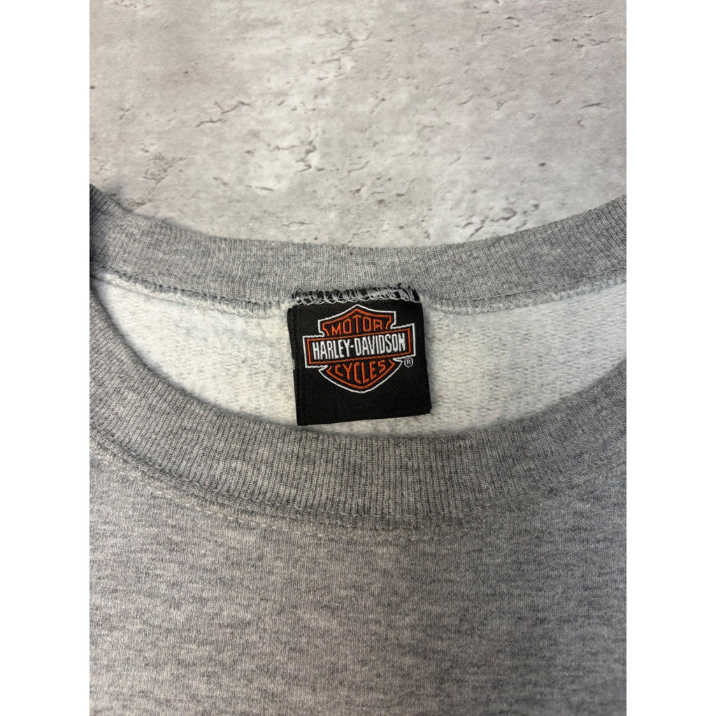 Harley Davidson Ride With Pride Graphic Spellout Crewneck Sweatshirt Size 2XL