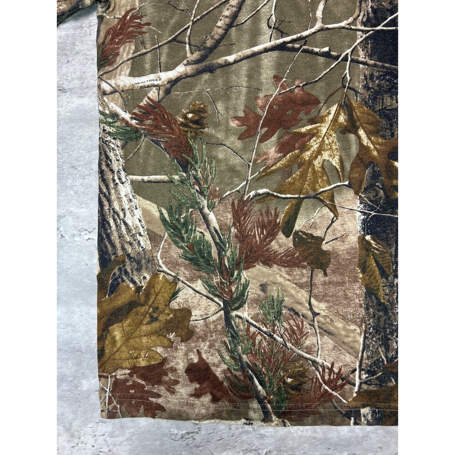 Vintage Realtree AP Camo Hunting Long Sleeve T-Shirt Size XL