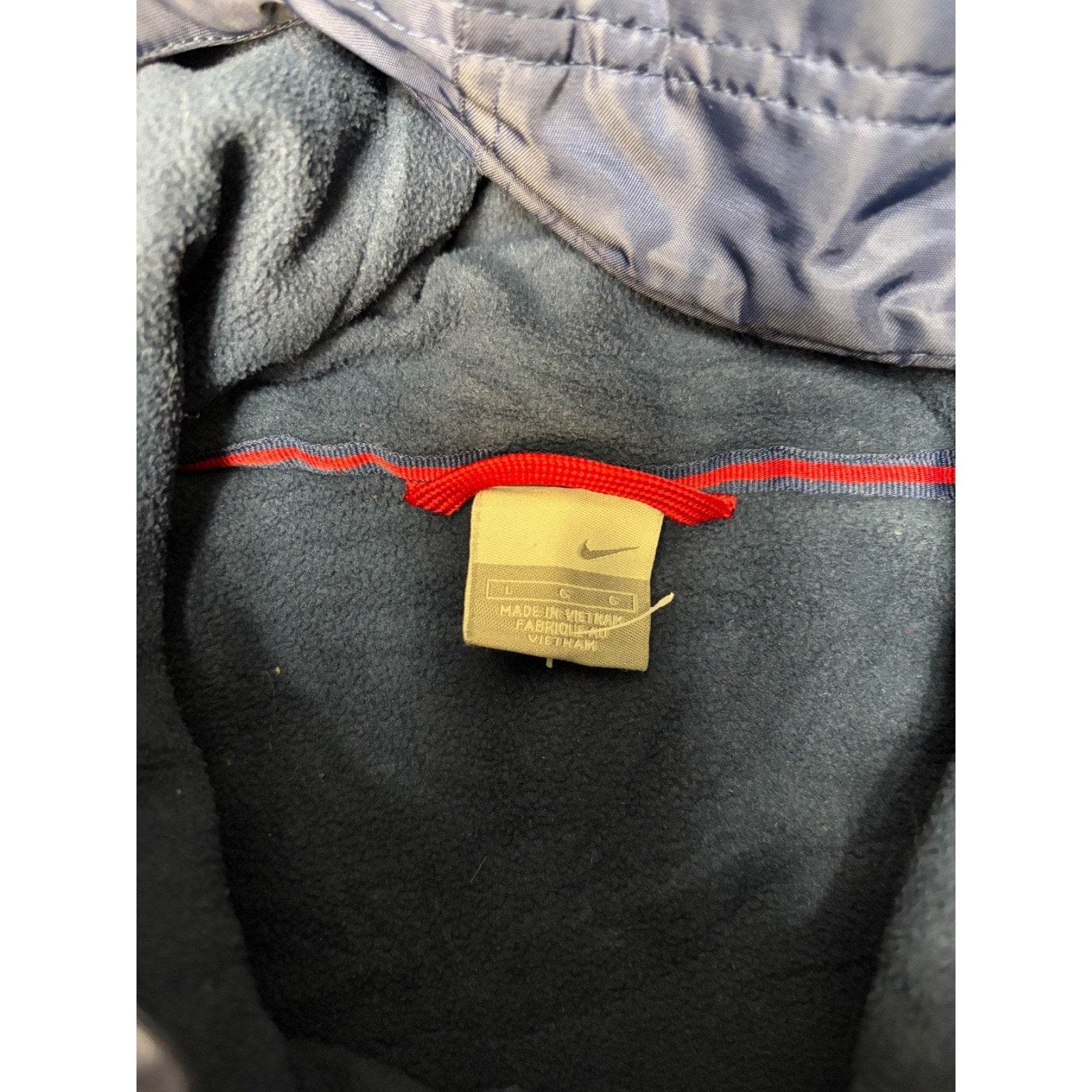 Vintage 2000s Nike Embroidered Swoosh Nylon Bomber Jacket Size
