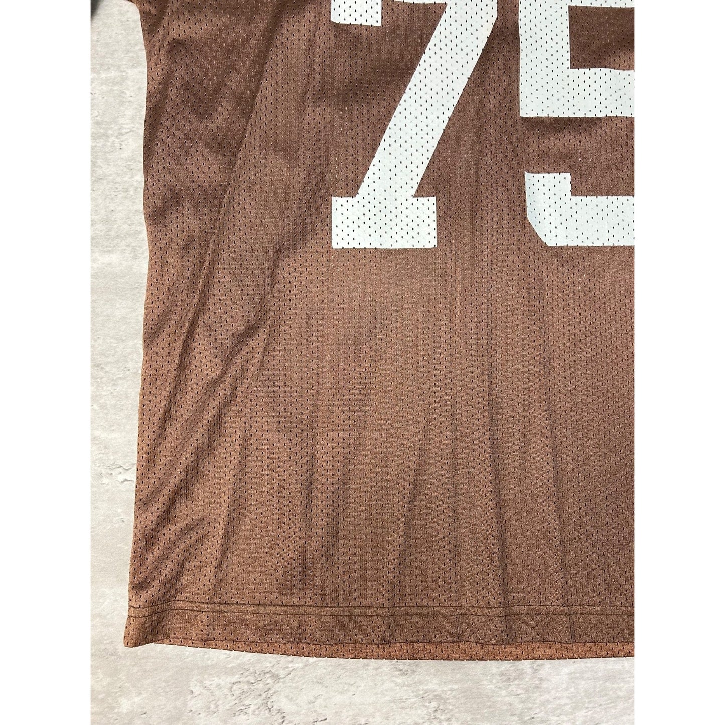 Vintage 1998 Lomas Brown #75 Cleveland Browns NFL Football Jersey YOUTH XL