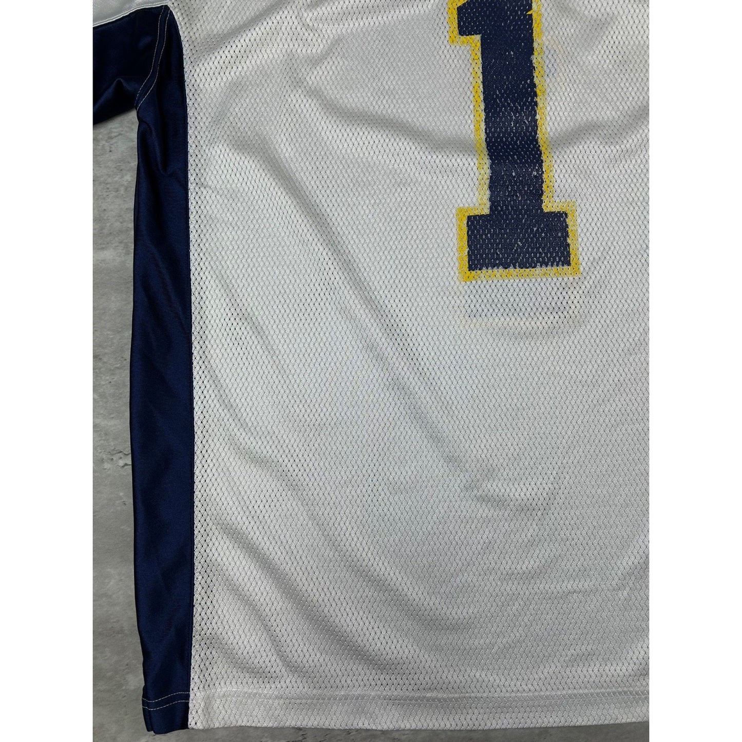 Vintage Michigan Wolverines #1 NCAA Starter Football Jersey Size Large