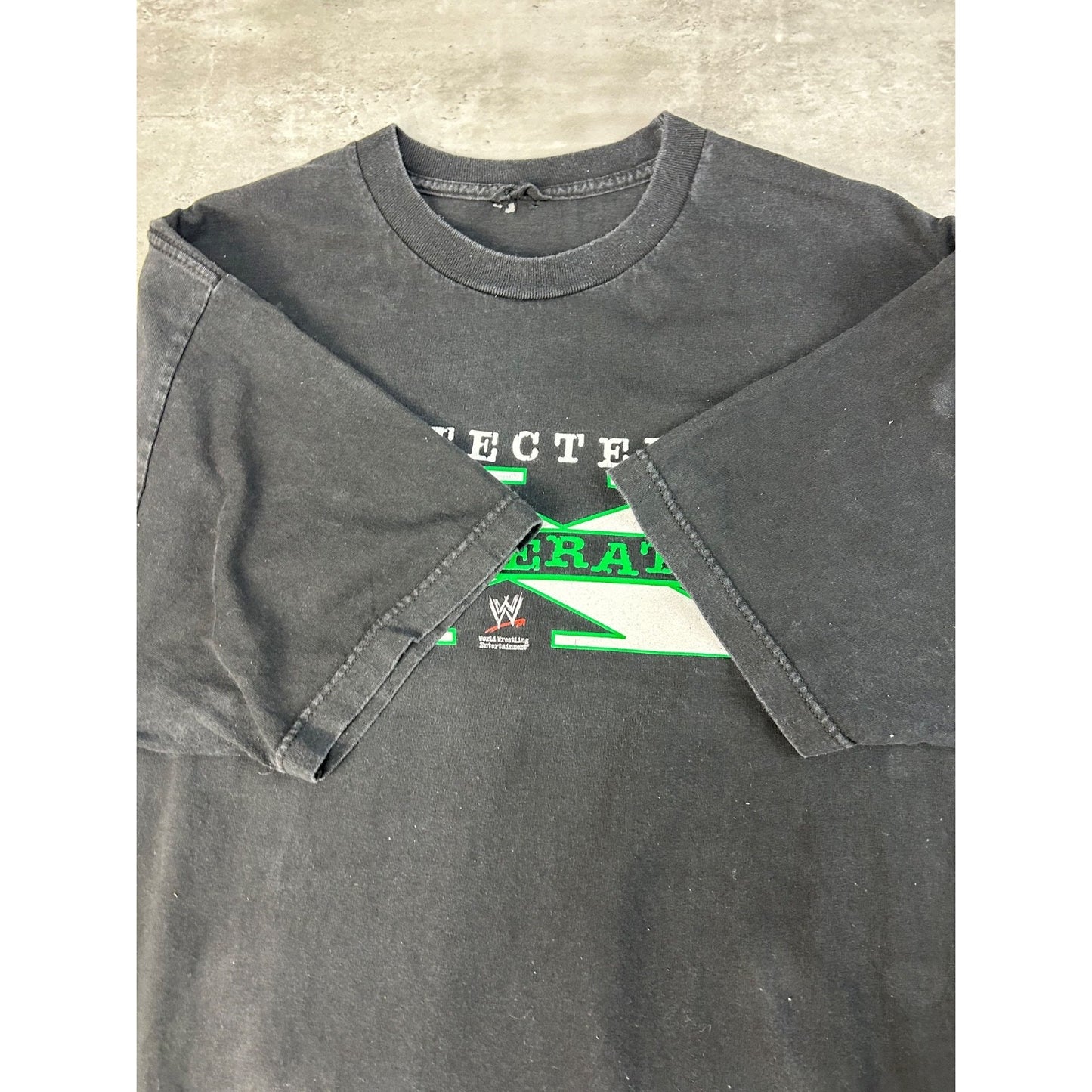 Vintage WWE D-Generation X Spellout Graphic Wrestling T-Shirt Size Large
