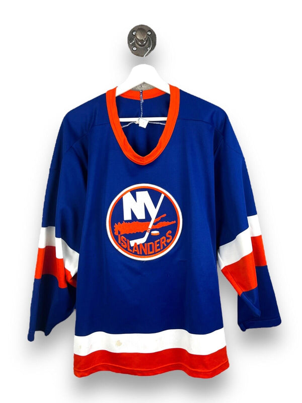 Vintage 90s New York Islanders Stiched CCM Maska NHL Jersey Size Medium