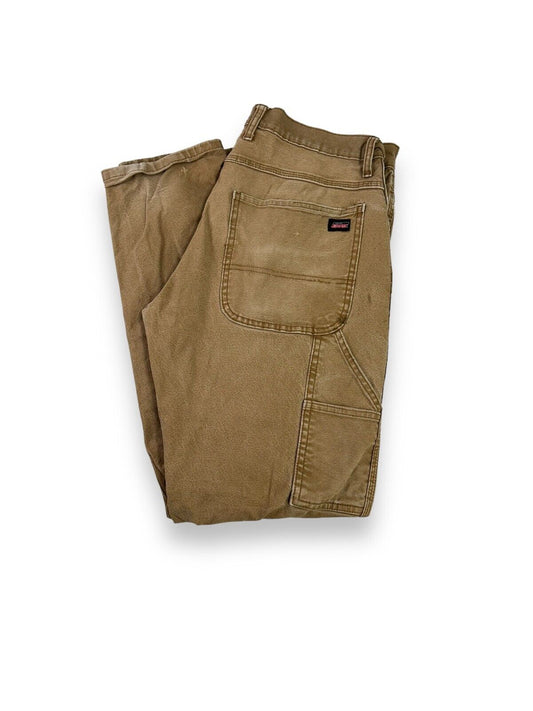 Vintage Dickies Canvas Workwear Carpenter Pants Size 34 Beige