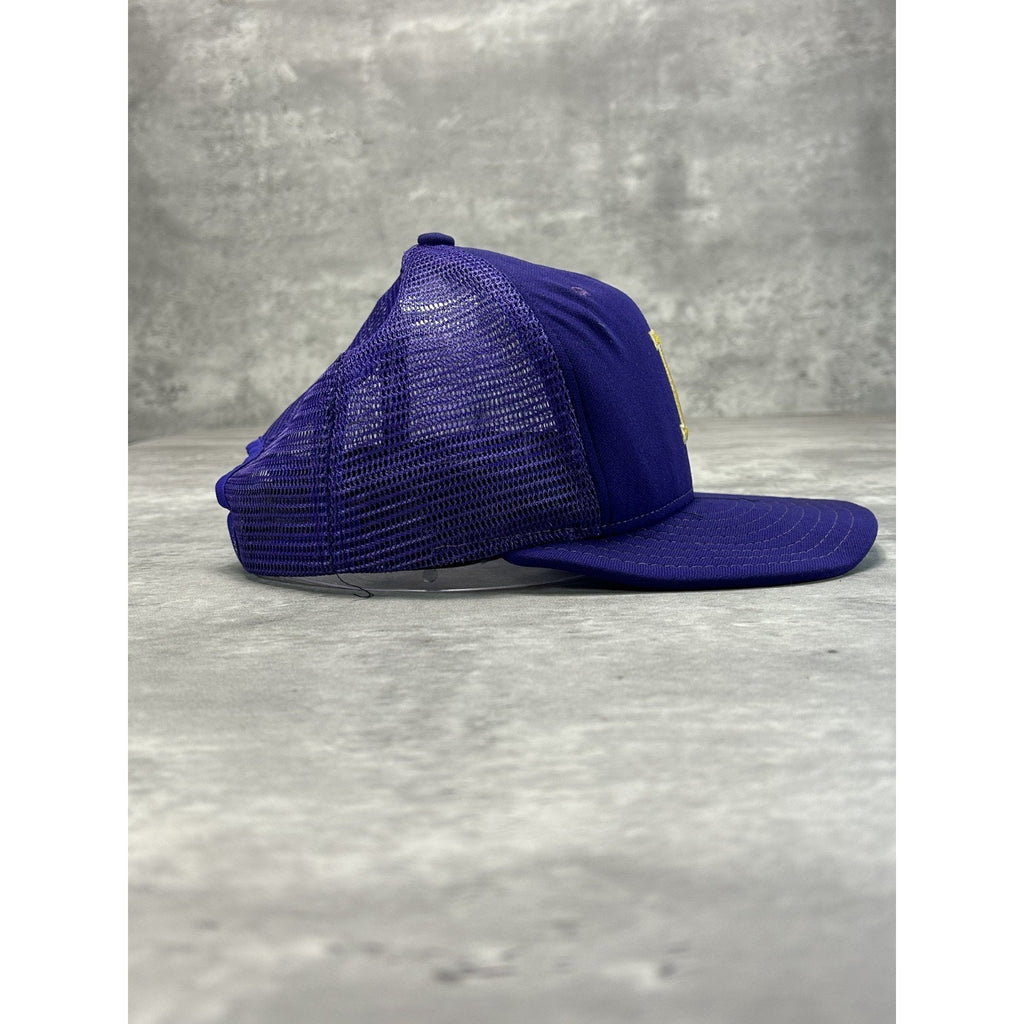 Vintage 90s LSU Tigers NCAA Embroidered Collegiate Trucker Snapback Hat OSFA