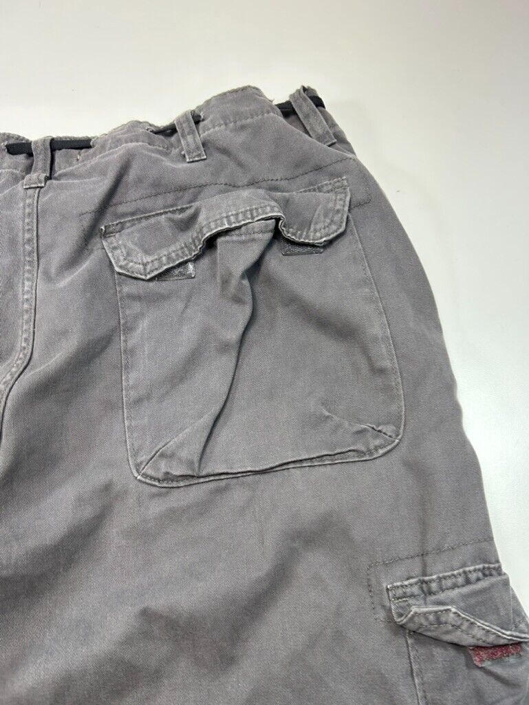 Wrangler Authentics Workwear Multi-Pocket Cargo Pants Size 36 Gray