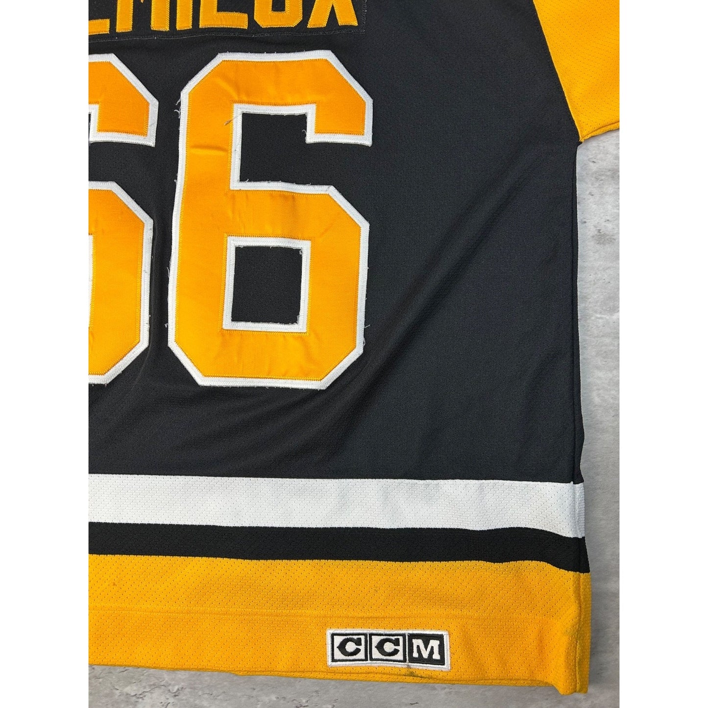 Vintage Mario Lemieux #66 Pittsburgh Penguins NHL Hockey Jersey Size 2XL