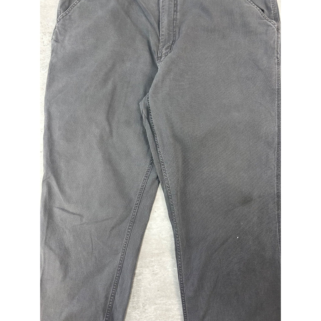 Carhartt Relaxed Fit Canvas Workwear Five Pocket Pants Size 39 Gray